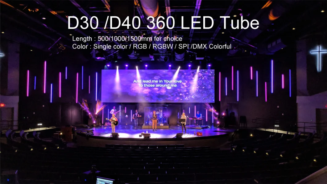 LED Artnet RGB Pixel 360 Degree Milky Tubes for Cube Structure