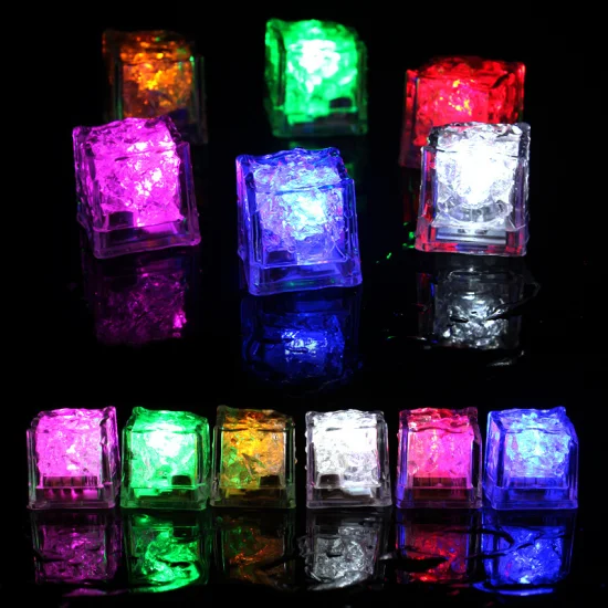 Wasseraktivität LED-Eiswürfel, leuchtende Partylichter/Barlichter