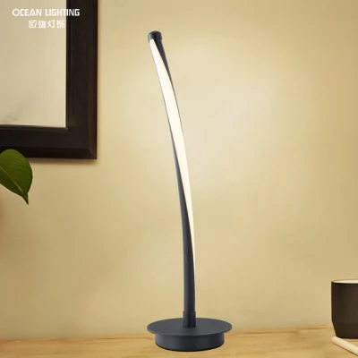 Ocean Lighting Moderne LED-Stehlampe, dekorative Stehleuchte mit schwarzer Linie