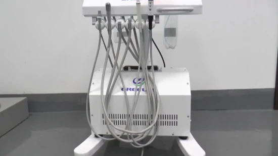 Vet Clinic Hospital Hot Sales Tragbarer Dentaleinheitsstuhl mit LED-Härtungslicht